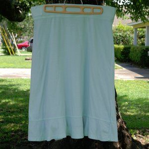 Horny Toad Two-Layer Mint Green & Gray Pull-On Skirt Size M
